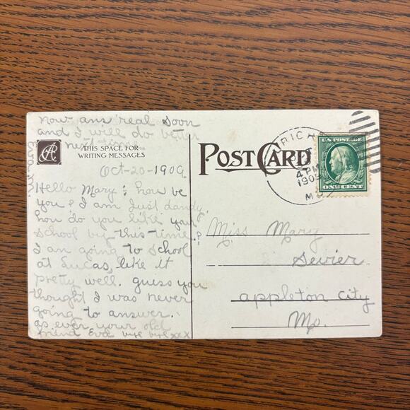 Antique Postcards Women Flowers Nature Lot of 4 Early 1900s Embossed Gilt - Picture 12 of 14